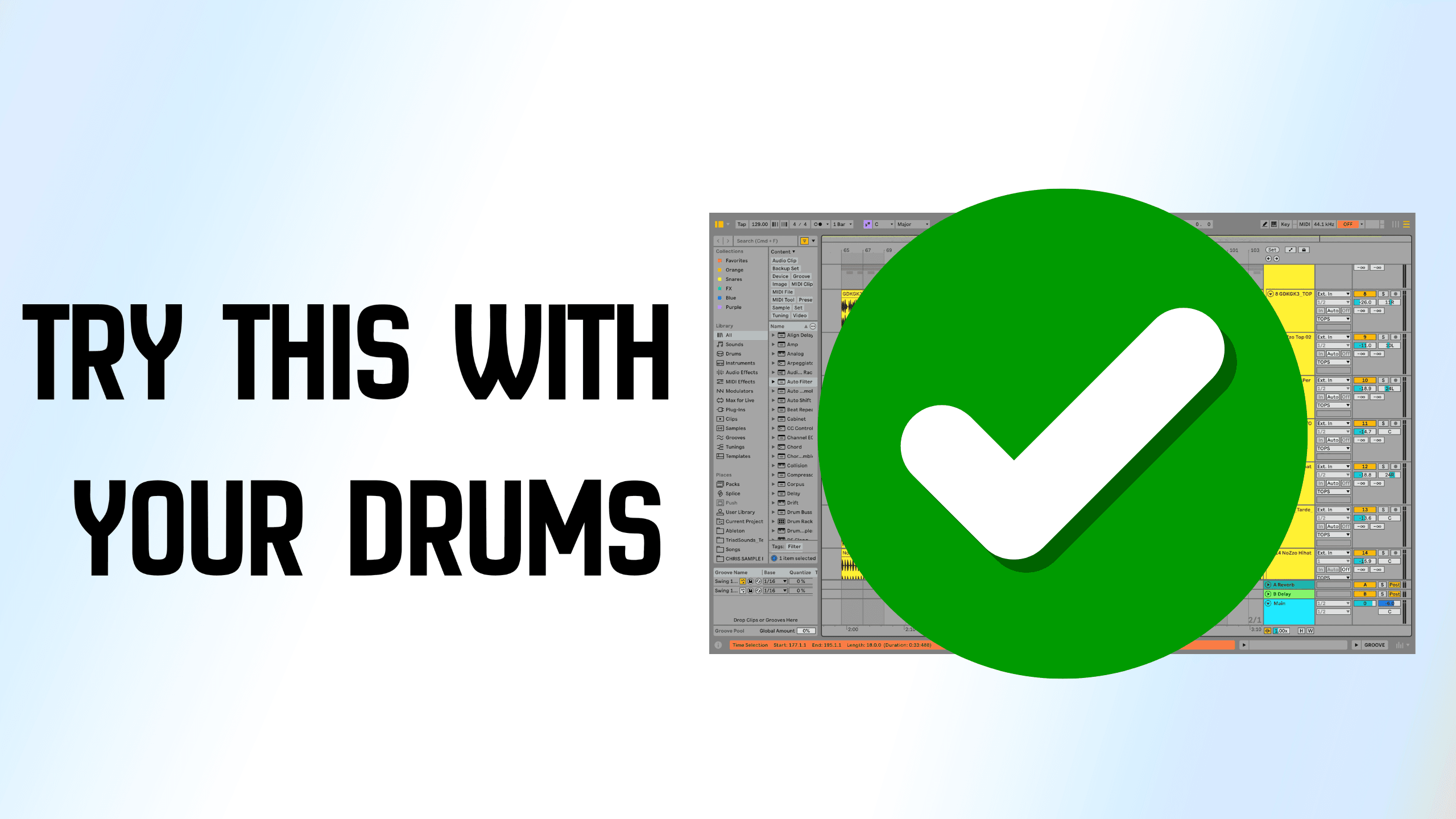 Try This To Improve Your Percussion Grooves