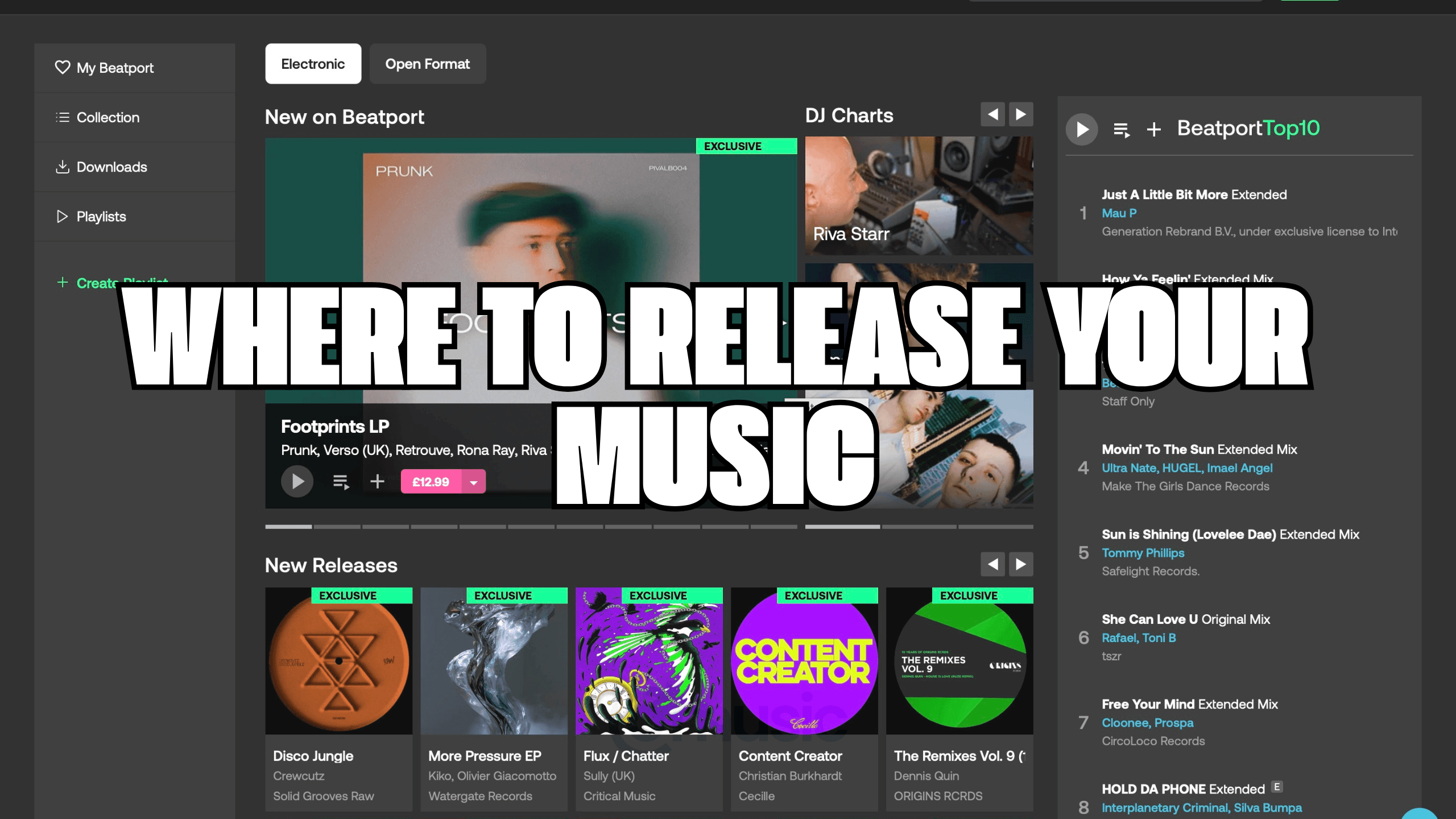 Where To Release Your Music